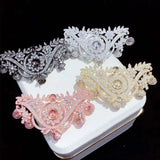 Women's High CZ-inlaid Pearl Bracelet Buckle