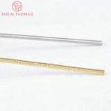 6PCS 21.5CM 24K Brass Memory Spring Jewelry Findings