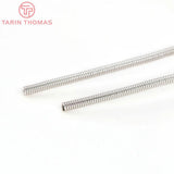 6PCS 21.5CM 24K Brass Memory Spring Jewelry Findings