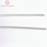 6PCS 21.5CM 24K Brass Memory Spring Jewelry Findings