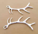 67x29mm Antlers Charm Pendant for DIY Jewelry Crafts