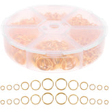 690 Pcs Split Ring Necklace Jump Ring Iron Multipurpose Jump Ring