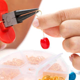 690 Pcs Split Ring Necklace Jump Ring Iron Multipurpose Jump Ring