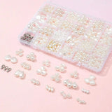 Pearl Bead Jewelry Set DIY Craft Necklace Bracelet for Women