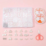 Pearl Bead Jewelry Set DIY Craft Necklace Bracelet for Women