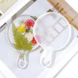 Handle Tray Epoxy Resin Mold Coaster Cup Mat Silicone Mould DIY Craft Tool