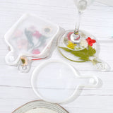 Handle Tray Epoxy Resin Mold Coaster Cup Mat Silicone Mould DIY Craft Tool