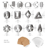 Polymer Clay Cutters Set for Earrings Crafting