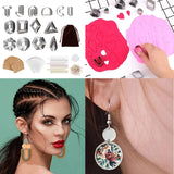 Polymer Clay Cutters Set for Earrings Crafting