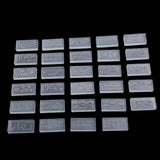 30 Styles DIY 3D Acrylic Nail Art Tool Silicone Carved Mold Kit