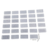 30 Styles DIY 3D Acrylic Nail Art Tool Silicone Carved Mold Kit
