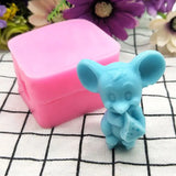 3D Small Mouse Stereo Mousse Cakes Silicone Mold DIY Cake Decoration