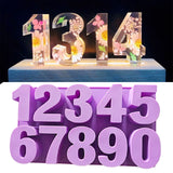 Arabic Numerals Epoxy Resin Mold DIY Jewelry Casting Tool