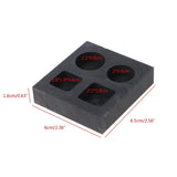 69HB Combo Graphite Ingot Mold Crucible for Melting Silver Metal