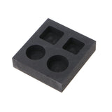 69HB Combo Graphite Ingot Mold Crucible for Melting Silver Metal