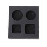 69HB Combo Graphite Ingot Mold Crucible for Melting Silver Metal