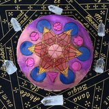 DIY Tarot Astrology Astrolabe Tray Silicone Mould