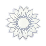 Silicone Flower & Butterfly Mirror Mold for Epoxy Candle Holder