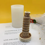 Pisa Tower Epoxy Resin Mold Aromatherapy Plaster Silicone Mould
