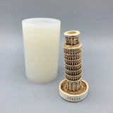 Pisa Tower Epoxy Resin Mold Aromatherapy Plaster Silicone Mould