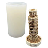 Pisa Tower Epoxy Resin Mold Aromatherapy Plaster Silicone Mould
