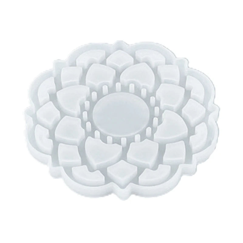 Silicone Epoxy Resin Coaster Mold for Agate Pieces Coaster