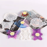 Silicone Epoxy Resin Coaster Mold for Agate Pieces Coaster