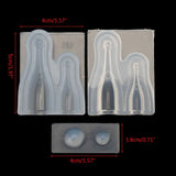 Silicone Mold Mini Milk Bottle Goblet Cup Resin Jewelry Tools