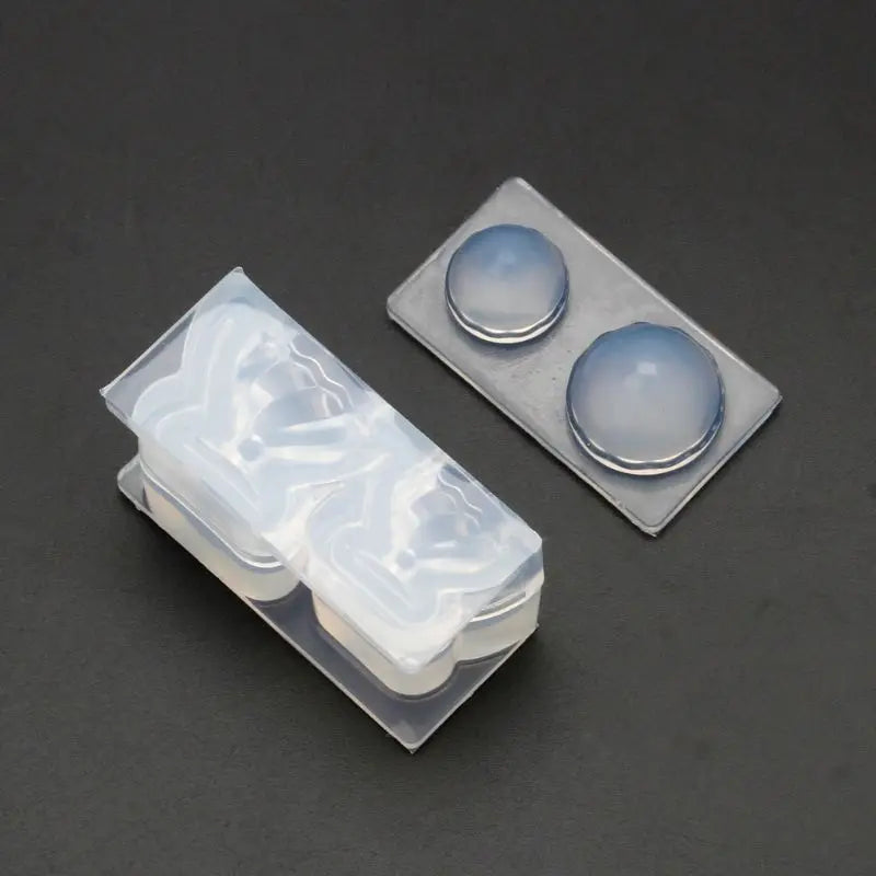69HB Small 3D Glass Goblet Cup Silicone Resin Mold Set
