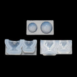 69HB Small 3D Glass Goblet Cup Silicone Resin Mold Set