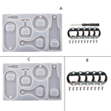 69HB Silicone Resin Mold Bottle Opener Mould Beauty Tray DIY Jewelry Holder