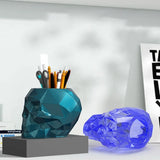 Skull Storage Jar Epoxy Resin Mold Pen Holder Flower Pot Silicone Mould