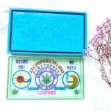 Sun Moon Letters Tray Epoxy Resin Mold Jewelry Box Silicone Mould