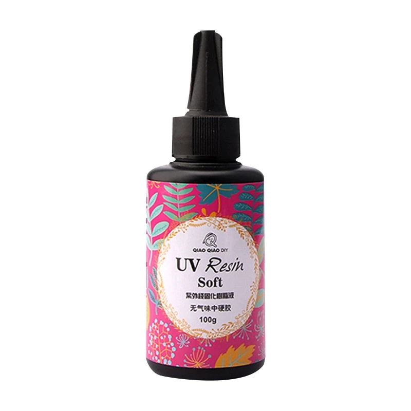 69HB UV Resin Glue Clear Epoxy Jewelry Making Hard Crafts Project