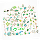 69Pcs Enamel Charms for Jewelry Making Necklaces Bracelets
