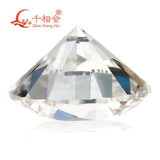 100pcs 6A 2.1-3.75mm CZ Stones Round Cut Hearts & Arrows