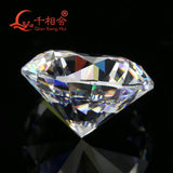 100pcs 6A 2.1-3.75mm CZ Stones Round Cut Hearts & Arrows