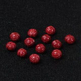 6A Cinnabar Zinnober Turtle Shell Quartz Crystal Bead DIY Jewelry Making