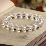 6A Natural Crystal Bracelets 10mm for Men Women, Crystal Bracelet Gift