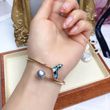Color freshwater pearl bracelets Women's versatile fine jewelry