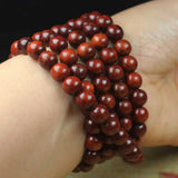 6MM Rosewood Cuff Bracelet Calming Buddhism Yoga Souvenir All Saints' 108 Beads