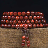 6MM Rosewood Cuff Bracelet Calming Buddhism Yoga Souvenir All Saints' 108 Beads