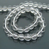 Natural Crystal Quartz Loose Strand Beads Charms 120Pcs/2Strands