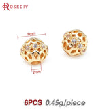 Hollow Spacer Beads Bracelet Beads Jewelry Making Supplies