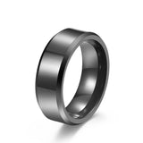 6MM 8MM Tungsten Wedding Band Classic Engagement Ring Set
