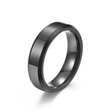 6MM 8MM Tungsten Wedding Band Classic Engagement Ring Set