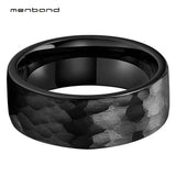 Tungsten Carbide Hammer Wedding Band 8MM