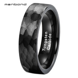 Tungsten Carbide Hammer Wedding Band 8MM