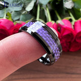 Tungsten Carbide Ring Classic Wedding Band 8MM 6MM