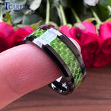 Tungsten Carbide Ring Classic Wedding Band 8MM 6MM